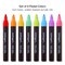 KINGART® Liquid Chalk Markers, Pastel Colors, Round & Chisel Tip, Set of 8